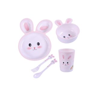 Zestaw naczyń 5 el. Królik