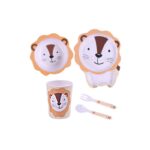 Zestaw naczyń 5 el. Lew - Bocioland 5 Zestaw naczyń 5 el. Lew