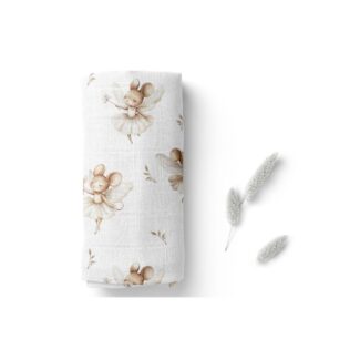 Pieluszka Bambusowa myszki 40x40 cm