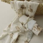 Bambusowe prześcieradło do gondoli lions