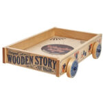 Drewniany wózek wagon na zabawki Wooden Story
