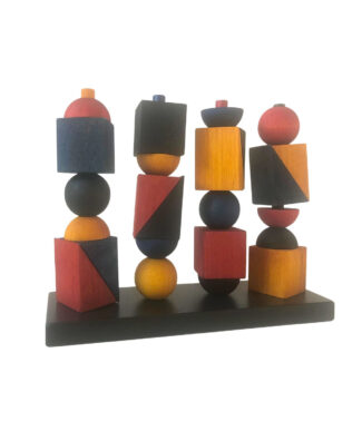 Drewniana układanka Płotek Modern X Wooden Story