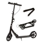 Hulajnoga miejska dla dzieci i młodzieży składana regulacja wysokości 95-105 cm koła 200 mm uchwyt na bidon