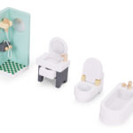 Drewniane mebelki dla lalek 30 elementów - Multistore 4 4 75