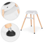 Fotelik krzesełko do karmienia dzieci 6w1 szare - ECOTOYS 8 8 1