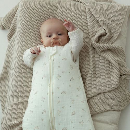 Bambusowy kocyk light beige Vini (1) Bambusowy kocyk light beige Vini