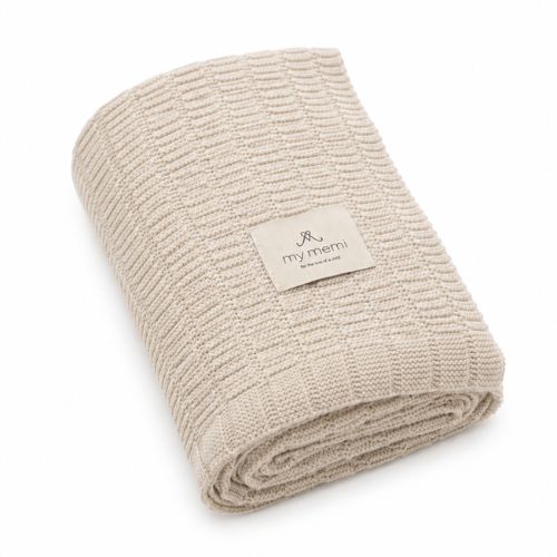 Bambusowy kocyk light beige Vini (3) Bambusowy kocyk light beige Vini