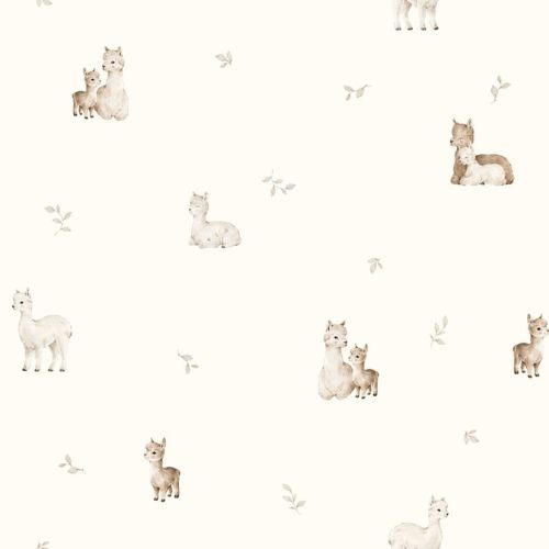 Pieluszka muślinowa z bawełny organicznej Alpacas 60x65 cm (4) Pieluszka muślinowa z bawełny organicznej Alpacas 60x65 cm