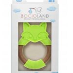 Gryzak drewniano-silikonowy lisek zielony - Bocioland 6 253ba5f0412c9e38edacabdec5a2