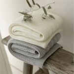 Kocyk merino Fjord Light Grey